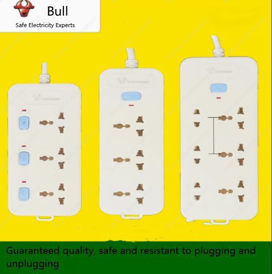 Five-position independent switch (white) 1 metre